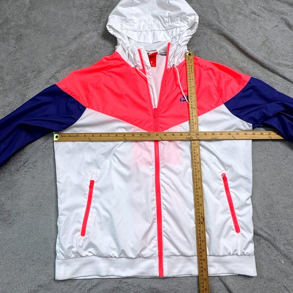 Vintage Nike Windrunner Jacket Men's XL Colorblock Hooded Zip Up Activewear - Picture 8 of 11